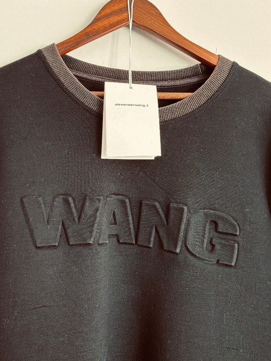 Alexander Wang Other - Alexander Wang x H&M Neoprene Scuba Sweatshirt 3D Logo Men’s Black Size Small